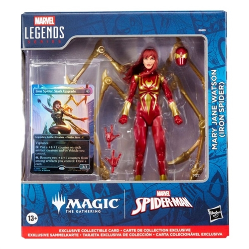 Action Figure Mary Jane Watson (Iron Spider) (plus Exclusive Foil Card) 15 cm - Marvel Legends Magic The Gathering 